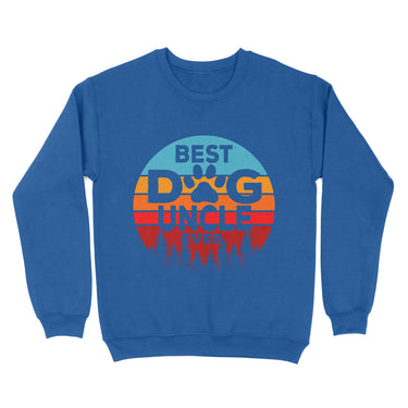 Retro Gift For Dog Lover - Best Dog Uncle Ever - Standard Crew Neck Sweatshirt